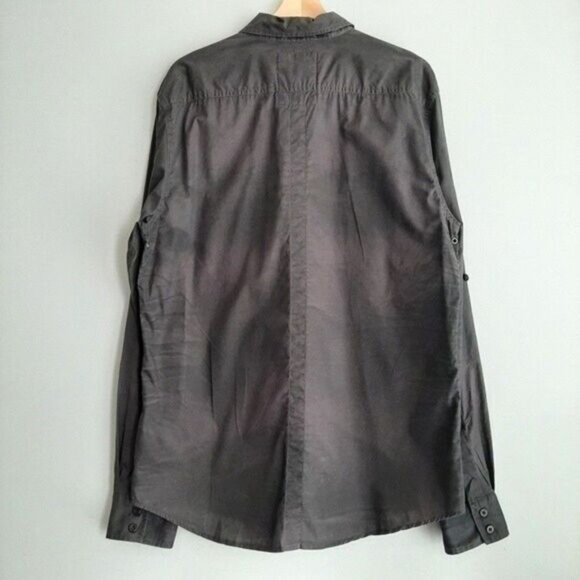 GUESS | Button Down Casual Shirt Utility Roll-up Sleeve Men's Sz XL - Picture 6 of 12